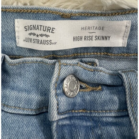 Levi Strauss High Rise Skinny Jeans W26 - Picture 3 of 11